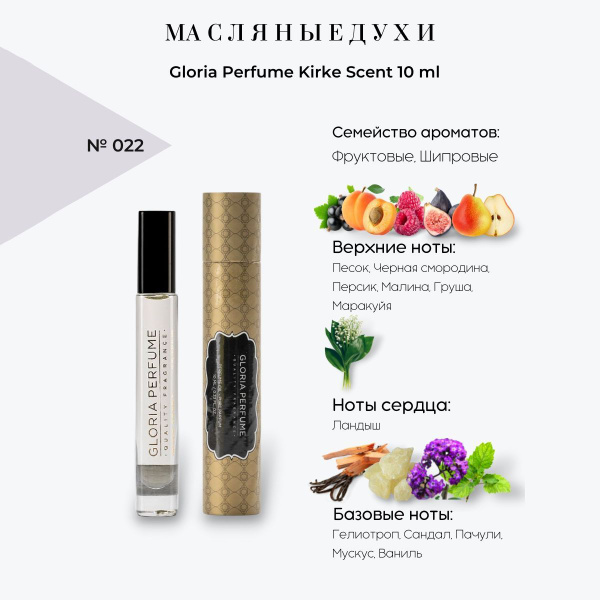 Gloria Perfume Духи-масло Kirke Scent ( Масляные духи 10 мл.) 10 мл ...