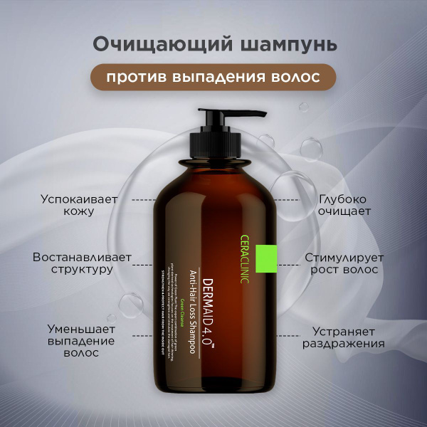 Шампунь для волос ПРОТИВ ВЫПАДЕНИЯ CERACLINIC DERMAID 4.0 Anti-Hair ...