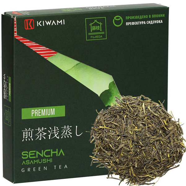 Японский зеленый чай СЕНЧА АСАМУШИ Premium, Fujieda, KIWAMI, 150 грамм ...