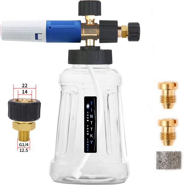 TINTTKYE Мойка высокого давления сопло Пенная насадка (пеногенератор ...