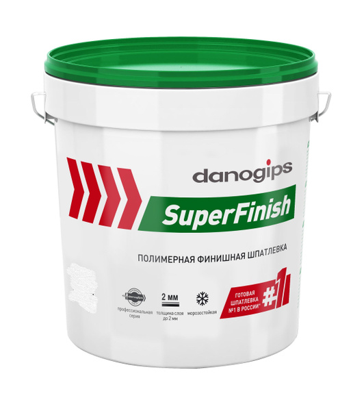 DANOGIPS SuperFinish Шпаклевка готовая финишная 5 кг(3л) ШИТРОК купить ...