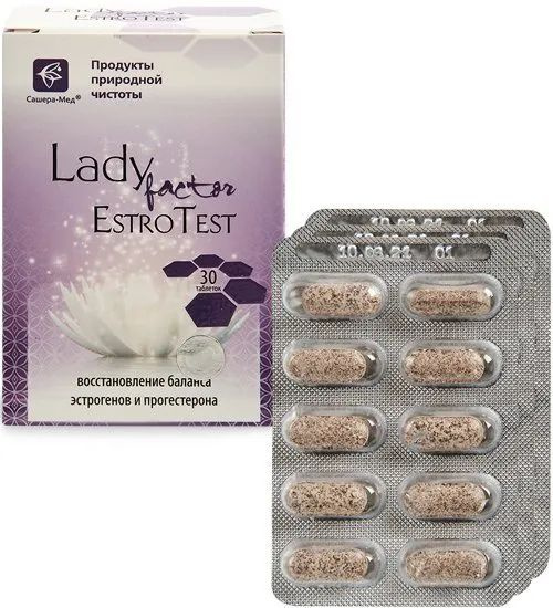 Комплекс для женщин LadyFactor Estrotest для востановление баланса ...