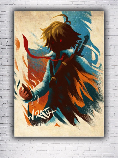 Картина на холсте с подрамником ХитАрт Мелиодас семь смертных грехов ...