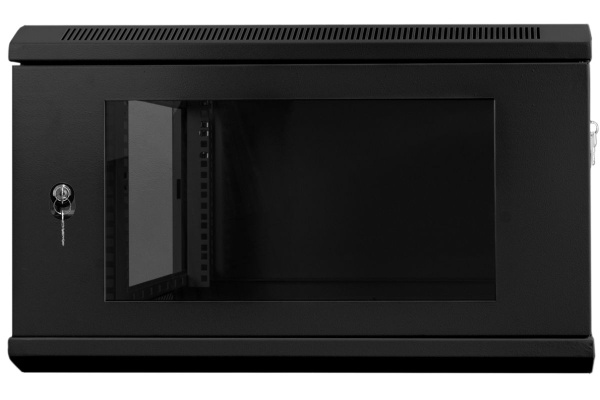 Телекоммуникационный шкаф настенный 19 дюймов 6u 600х350 черный: 19box ...