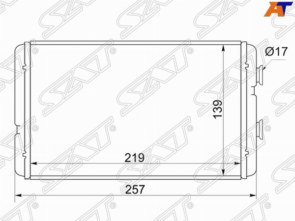 Радиатор отопителя для Тойота Хайс 1989-1999, Toyota Hiace радиатор ...