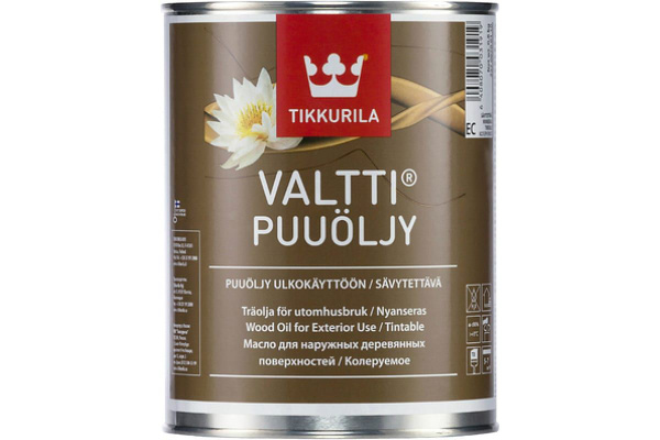 Tikkurila Масло для дерева 0.9 л., прозрачный - купить с доставкой по ...