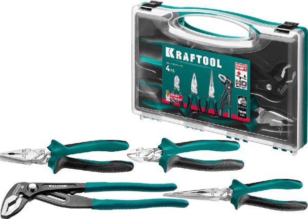 Набор губцевого инструмента KRAFTOOL 4 предм. (22012) - купить по ...