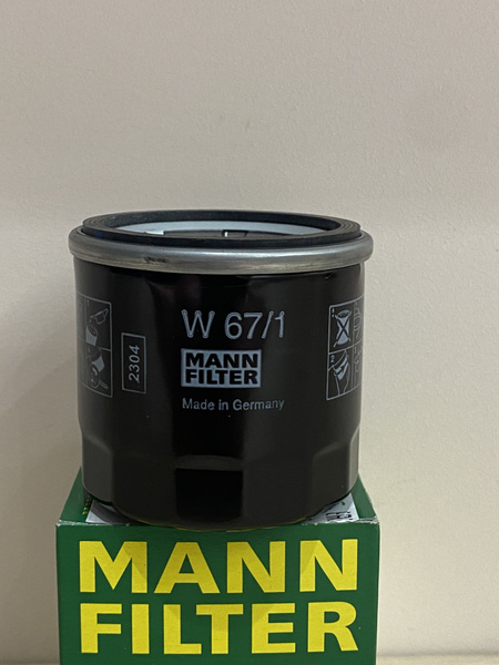 Фильтр масляный MANN FILTER W67/1 - купить по выгодным ценам в интернет ...