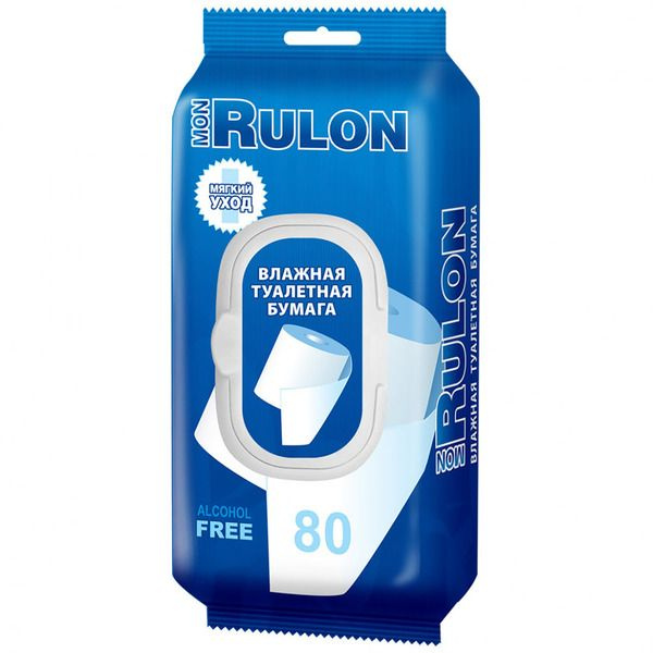 Туалетная бумага влажная Mon Rulon 80 шт - купить с доставкой по ...