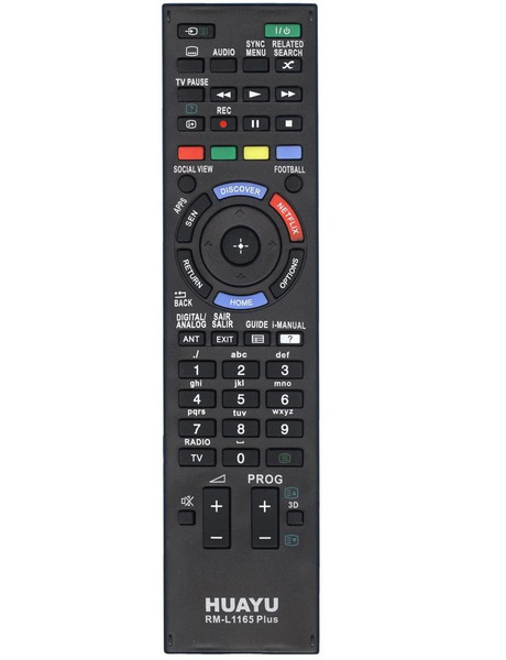 Пульт ДУ HUAYU RM-L1165+ PLUS 3D, черный - купить по выгодной цене в ...