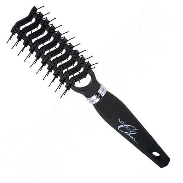 Milen Classic Расческа для волос продувная 321-746, прорезиненное ...