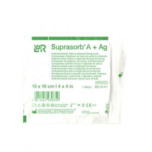 L&R SUPRASORB А+AG Повязка кальциево-альгинатная впитывающей с ионами ...