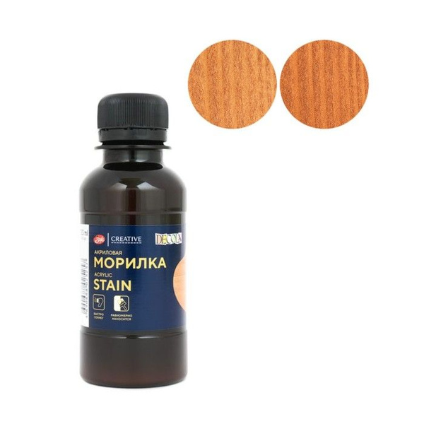 Морилка акриловая 120 мл, ЗХК "Декола", Орех ном.441, 25733441 - купить ...