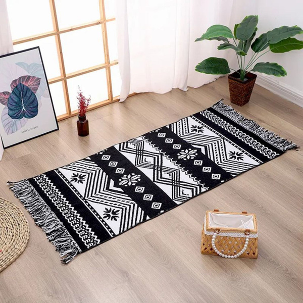 Ковер Comfort Line хлопковый на пол 130*60 см с бахромой - купить по ...