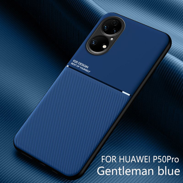 Чехол на Huawei P50 pro (Хуавей П50 Про) Кожаный чехол (Magsafe ...