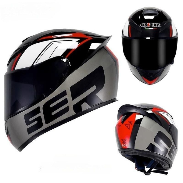 QIKE Мотошлем MOTOR HELMET-2-1 - купить с доставкой по выгодным ценам в ...