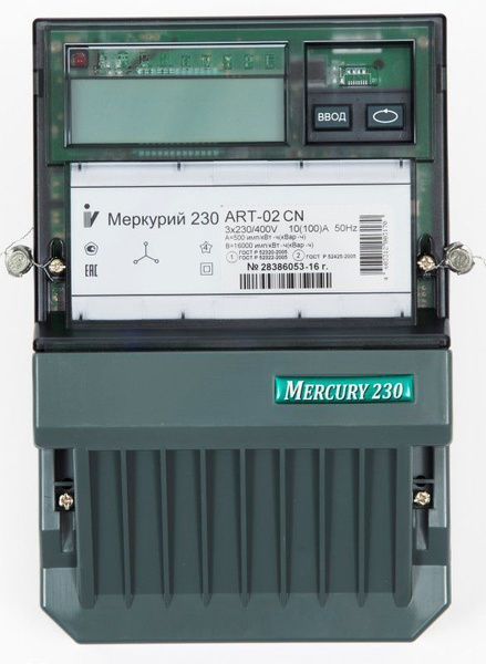 Счетчик Меркурий 230 ART-02 CN купить на OZON по низкой цене (1058158554)