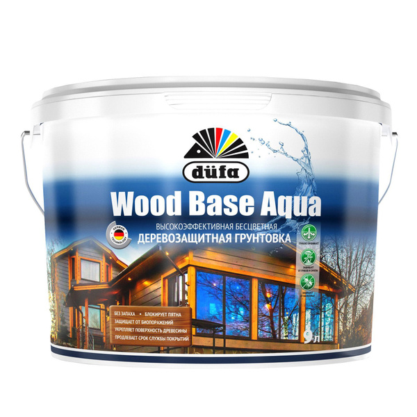 Грунт для дерева и OSB Dufa Wood Base AQUA 9 л купить на OZON по низкой ...