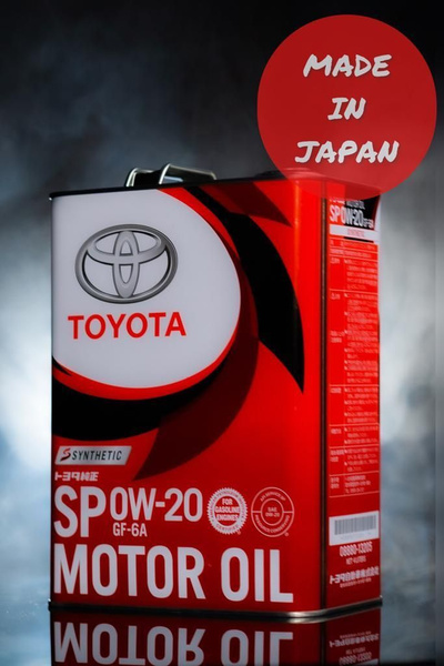 Масло моторное Toyota 0W-20 Синтетическое - купить в интернет-магазине ...