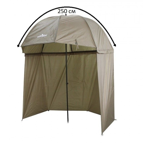 Зонт для рыбалки с задней стенкой EastShark HYU 001 - d 250 см - купить ...