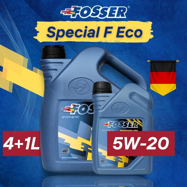 Масло моторное Fosser 5W-20 Синтетическое - купить в интернет-магазине ...