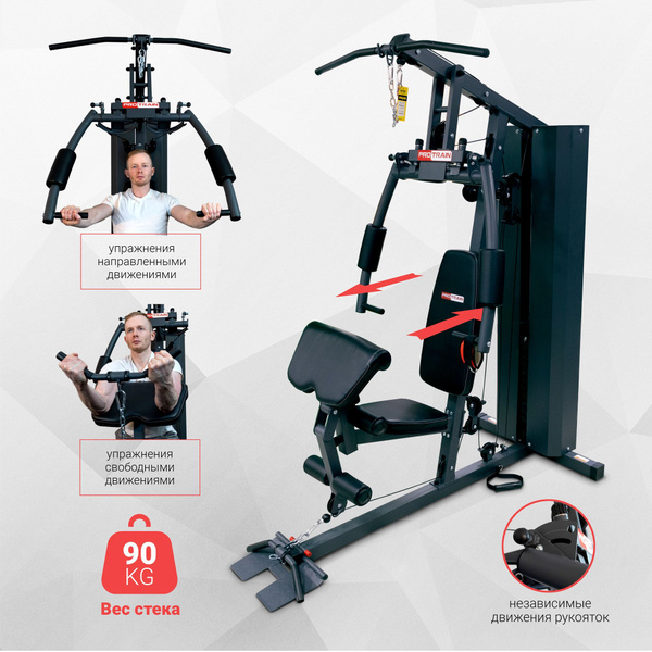 Многофункциональная силовая станция Protrain HG10250 купить по низкой ...