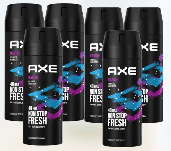 AXE мужской дезодорант спрей MARINE 150 мл, защита 48 часов - купить с ...