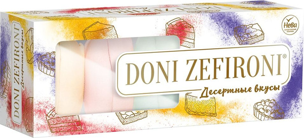 Зефир Doni Zefironi Десертные вкусы ассорти 210г х2шт - купить с ...