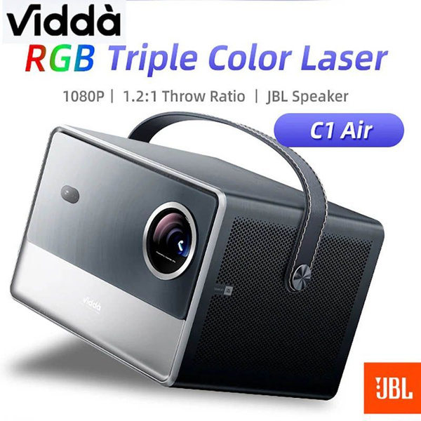 Проектор Vidda C1 Air Двойной трехцветный лазерный проектор 1080P с ...