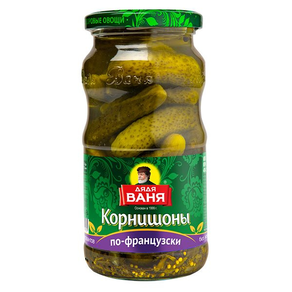 Огурцы Дядя Ваня Корнишоны по-французски, 460г - купить с доставкой по ...