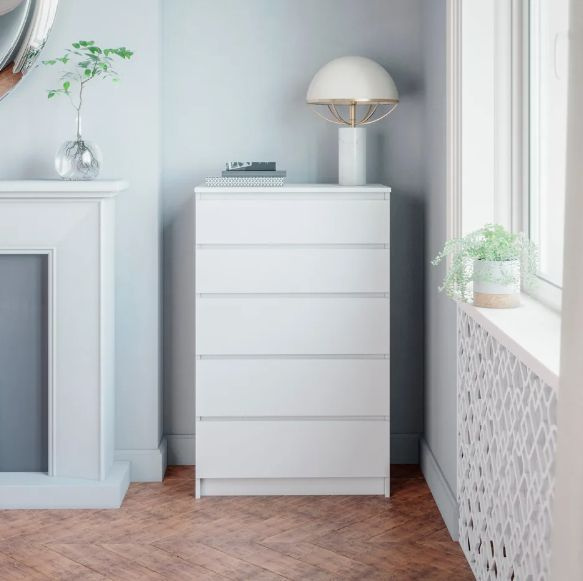 Комод Форес норд, 70.4x40x112 см, 5 ящ. - купить по выгодной цене в ...