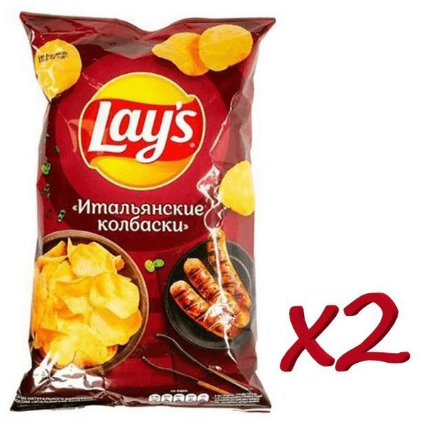 Чипсы LAY'S ИТАЛЬЯНСКИЕ КОЛБАСКИ 140Г - купить с доставкой по выгодным ...