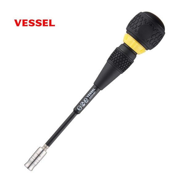 VESSEL Отвертка с храповым механизмом,с шариковой рукояткой с храповым ...