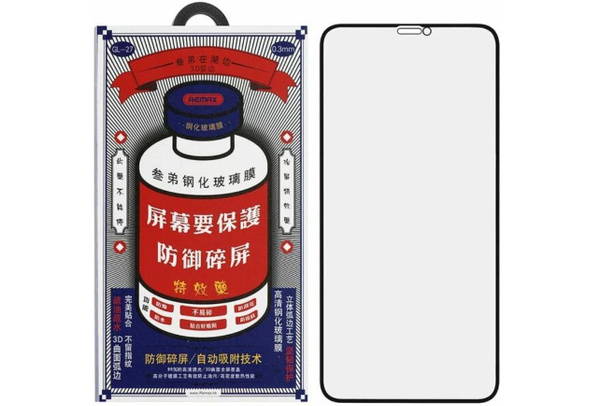 Защитное Олеофобное стекло Remax 3D GL-27 для iPhone 15 Plus - купить с ...
