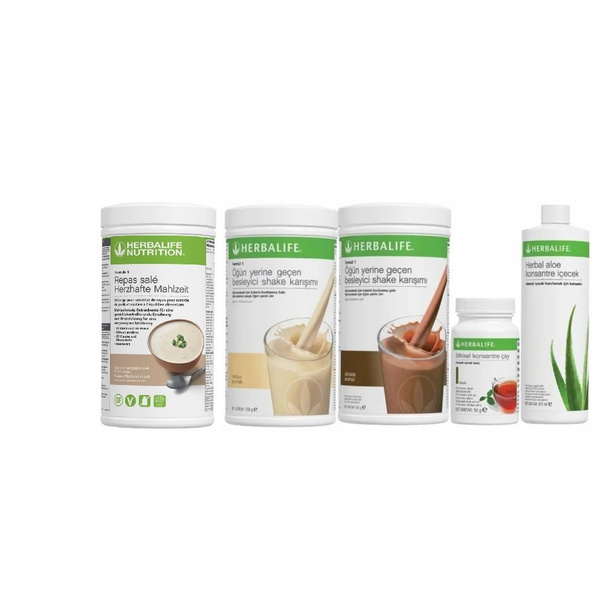Новый ежемесячный набор для похудения Herbalife с Грибом (3 коктейля ...