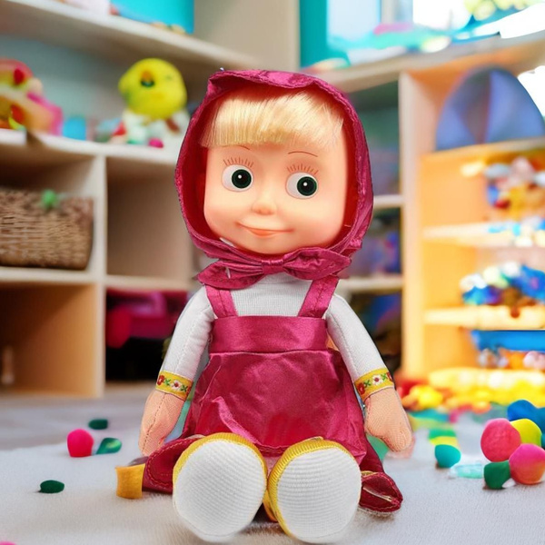 Мягкая игрушка Маша и медведь Мульти-пульти маленькая плюшевая для ...