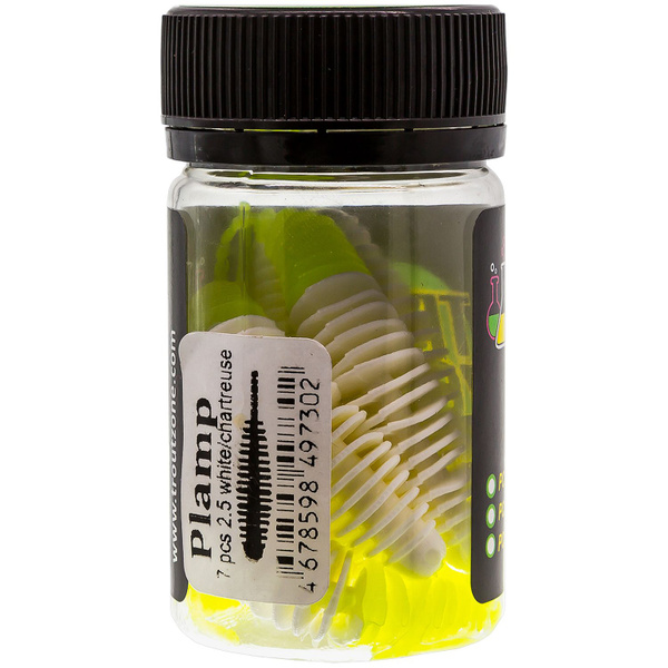 Приманка форелевая Trout Zone PLAMP 2.5" Сыр, Белый Шартрез (7 шт ...