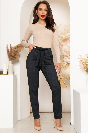 Брюки LT COLLECTION Клетка на широком поясе - купить с доставкой по ...