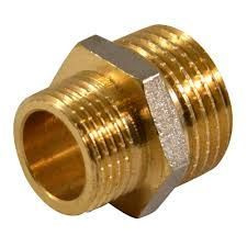 Ниппель переходной 1 1/4"x1" наружная резьба латунь, 10066 - купить по ...