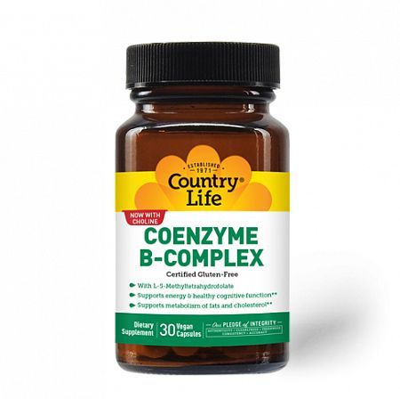 Country Life Coenzyme B-Complex - комплекс коэнзимов группы B 30 ...