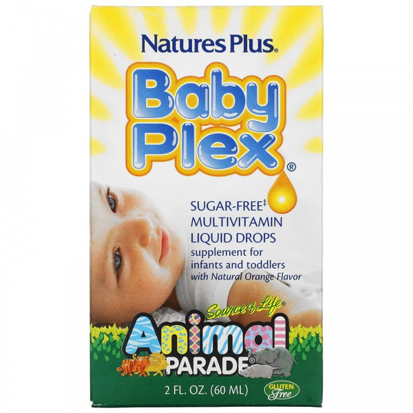 NaturesPlus, Source of Life, Animal Parade, Baby Plex, жидкие ...