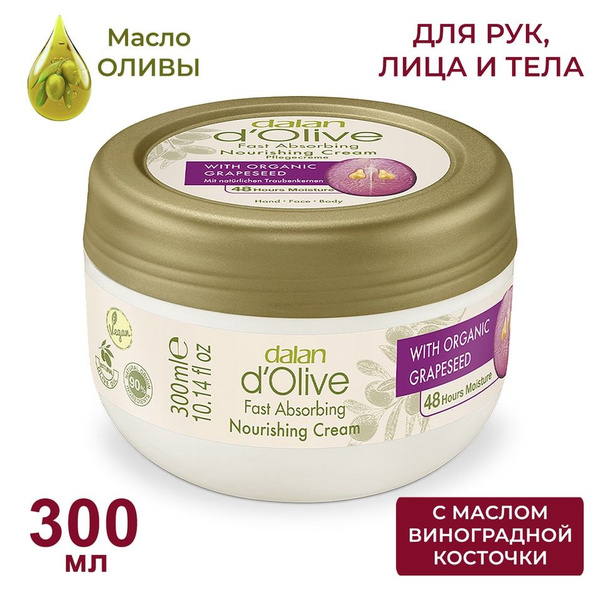Dalan d'Olive Крем для сухой и нормальной кожи рук и тела Масло оливы и ...