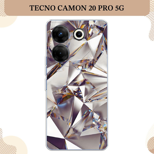 Силиконовый чехол на Tecno Camon 20 Pro 5G / Текно Камон 20 Про 5G ...