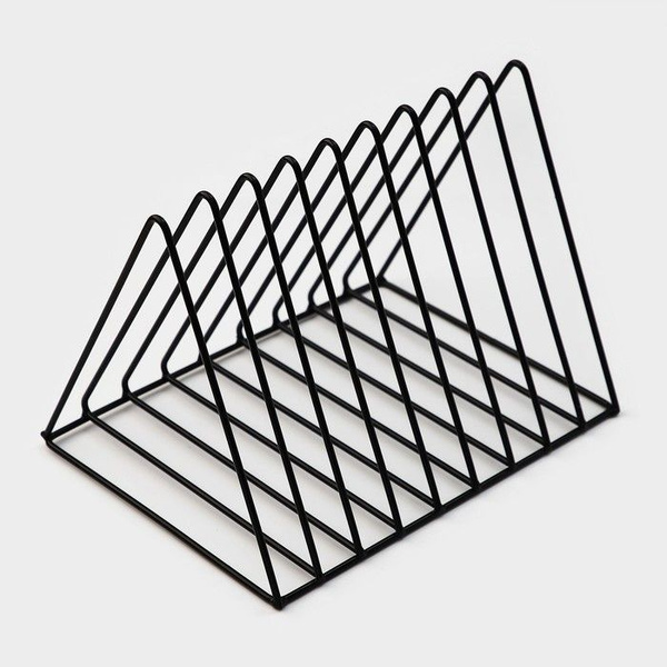 Подставка под разделочные доски Доляна Лофт , 26x18x21, цвет чёрный ...