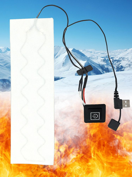USB электрическая грелка для одежды, 3 уровня для зимнего кемпинга на ...
