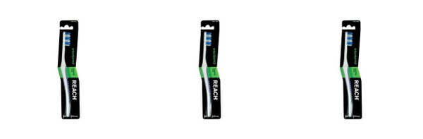 Reach Зубная щетка interdental , межзубная чистка, жесткая, 3 шт ...