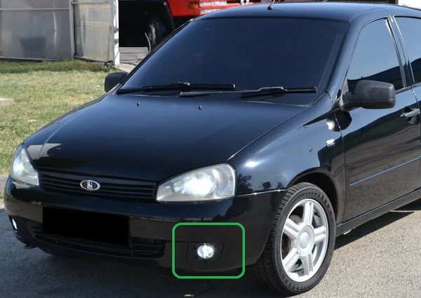 Рамки ПТФ LADA Kalina 1 (Лада Калина 1) ЧЕРНАЯ ПАНТЕРА-672 купить по ...