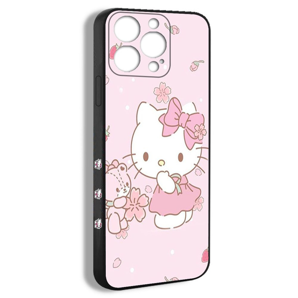 чехол для смартфона Подходит для iPhone 15 Pro hello kitty милый Хеллоу ...
