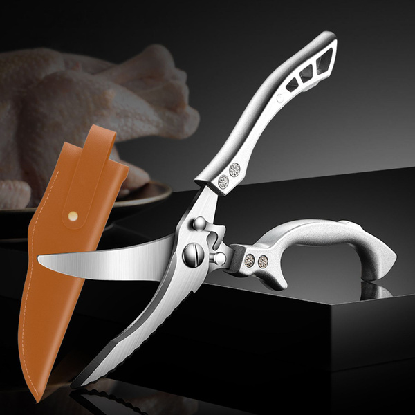 Кухонные ножницы из нержавеющей стали, мощные ножницы для куриных .