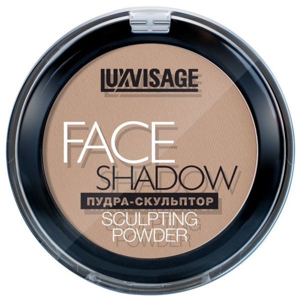 LUXVISAGE Пудра для лица скульптор FACE SHADOW тон 10 warm beige 5 г ...